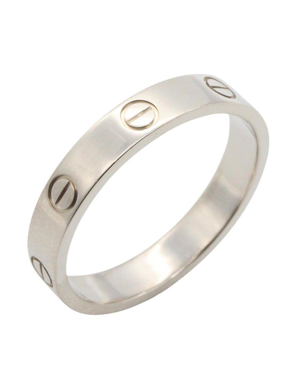 Cartier Mini Love Ring 18Kwg White Gold #282670C13B